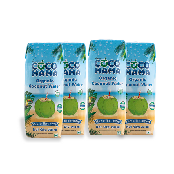 Coco Mama - Organic Coconut Water, 250ml (4pack)