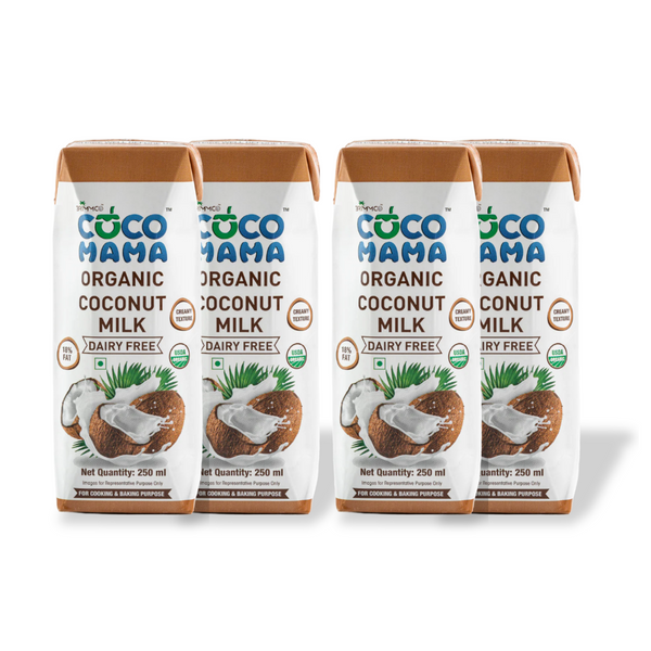Coco Mama - Organic Coconut Milk, 250ml (4pack)