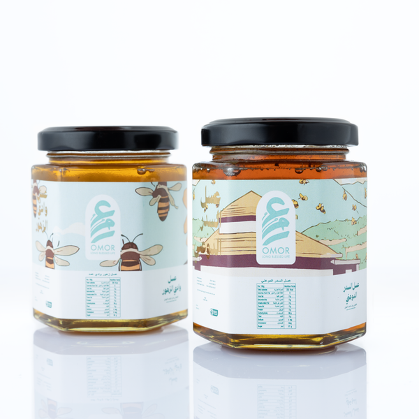 Sidr honey and Flower honey 250g